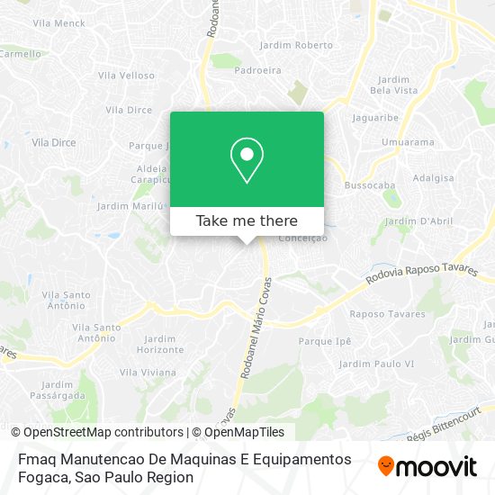 Fmaq Manutencao De Maquinas E Equipamentos Fogaca map