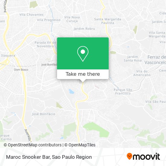 Maroc Snooker Bar map