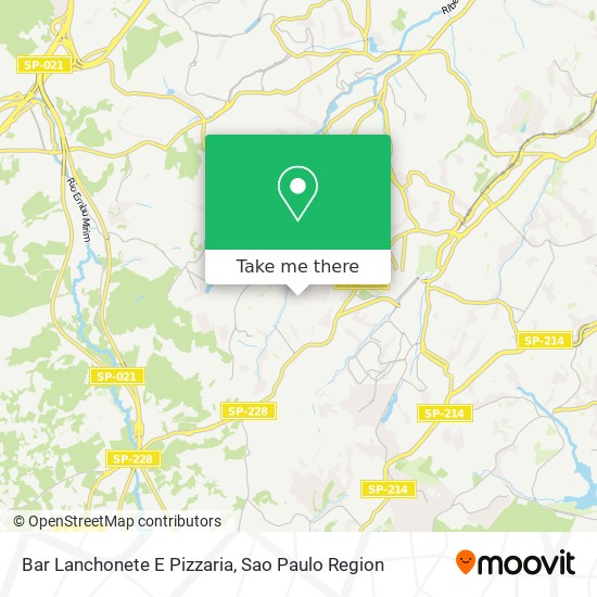 Mapa Bar Lanchonete E Pizzaria