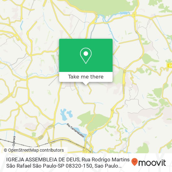 IGREJA ASSEMBLEIA DE DEUS, Rua Rodrigo Martins São Rafael São Paulo-SP 08320-150 map