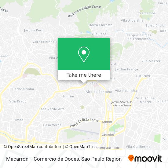 Macarroni - Comercio de Doces map