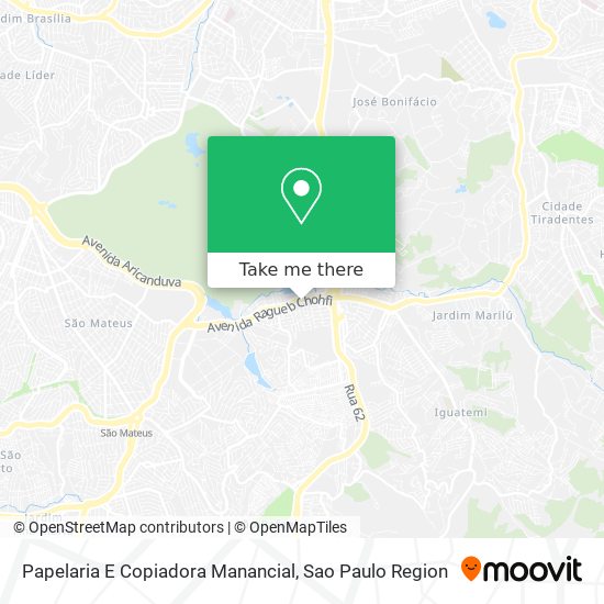 Papelaria E Copiadora Manancial map