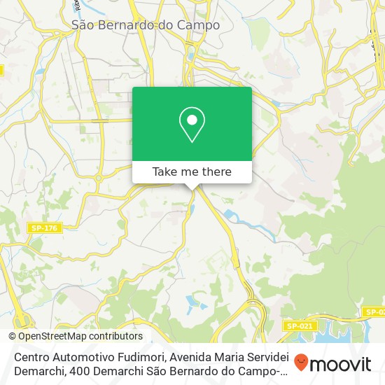 Centro Automotivo Fudimori, Avenida Maria Servidei Demarchi, 400 Demarchi São Bernardo do Campo-SP 09820-000 map