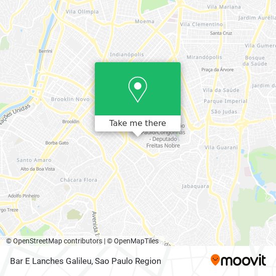 Bar E Lanches Galileu map