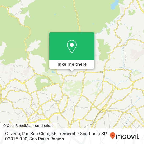 Oliverio, Rua São Cleto, 65 Tremembé São Paulo-SP 02375-000 map