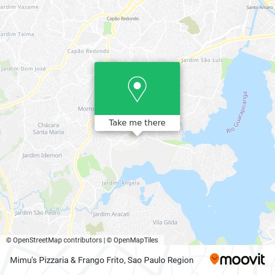 Mapa Mimu's Pizzaria & Frango Frito
