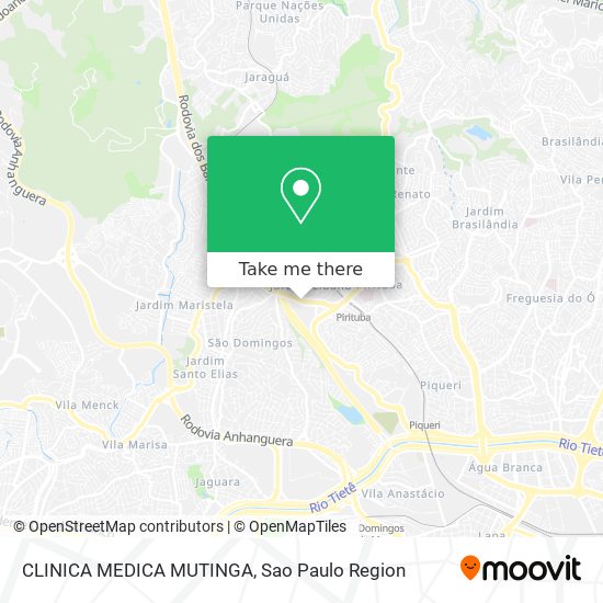 Mapa CLINICA MEDICA MUTINGA