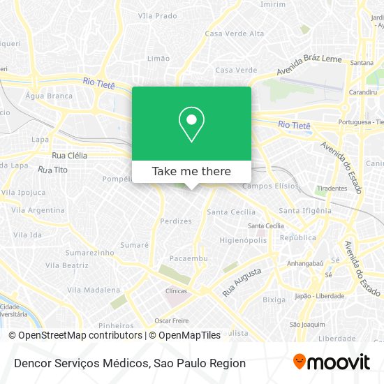 Dencor Serviços Médicos map