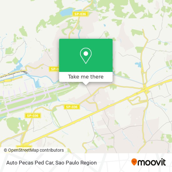 Auto Pecas Ped Car map