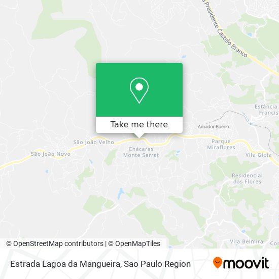 Estrada Lagoa da Mangueira map