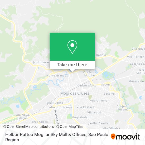 Mapa Helbor Patteo Mogilar Sky Mall & Offices