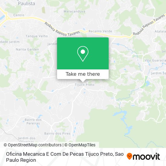 Oficina Mecanica E Com De Pecas Tijuco Preto map