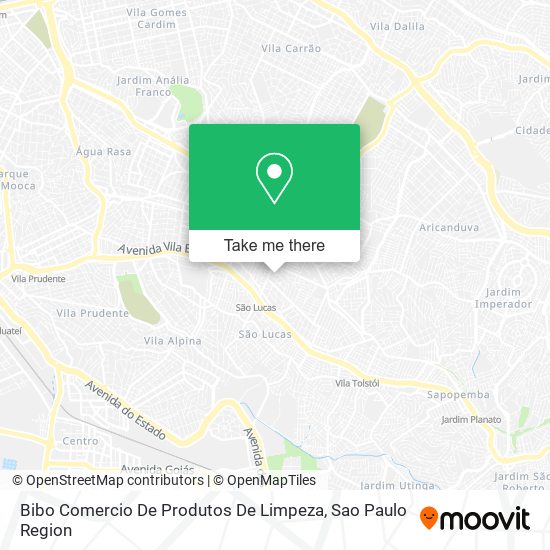 Bibo Comercio De Produtos De Limpeza map