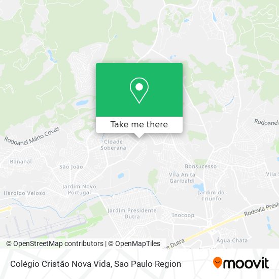 Colégio Cristão Nova Vida map