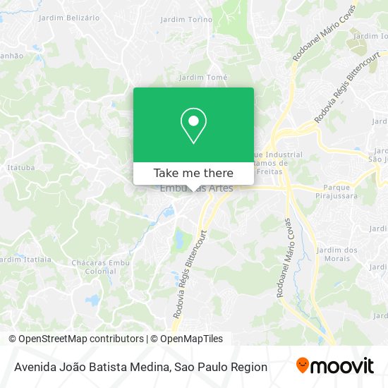 Avenida João Batista Medina map