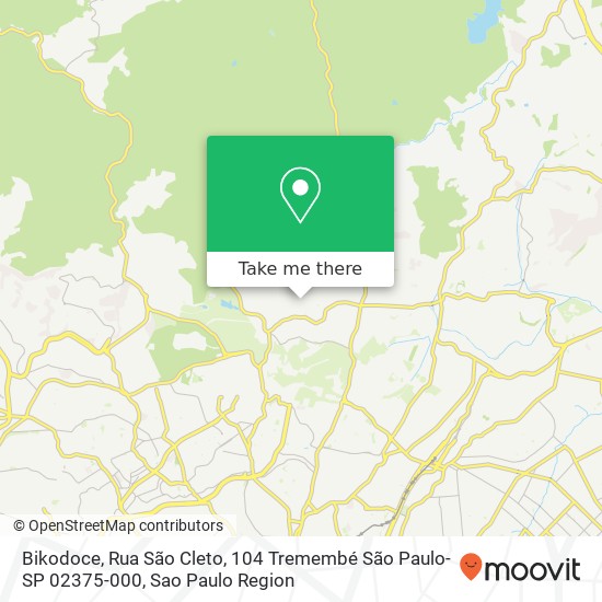 Bikodoce, Rua São Cleto, 104 Tremembé São Paulo-SP 02375-000 map