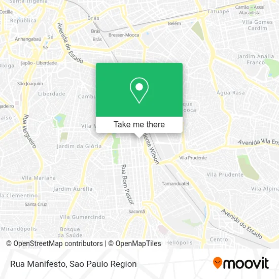 Rua Manifesto map