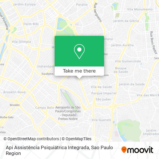 Mapa Api Assistência Psiquiátrica Integrada