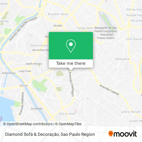 Diamond Sofá & Decoração map