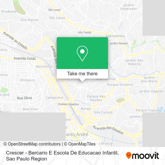 Crescer - Bercario E Escola De Educacao Infantil map