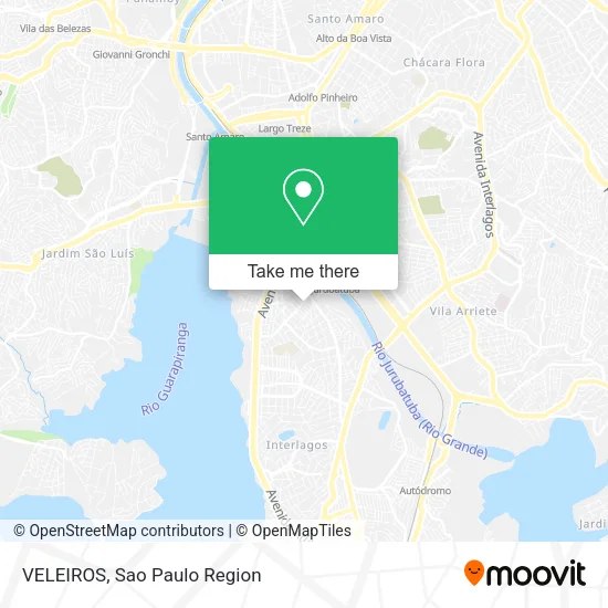 VELEIROS map