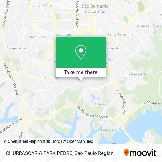 CHURRASCARIA PARA PEDRO map