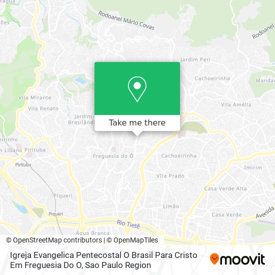 Igreja Evangelica Pentecostal O Brasil Para Cristo Em Freguesia Do O map