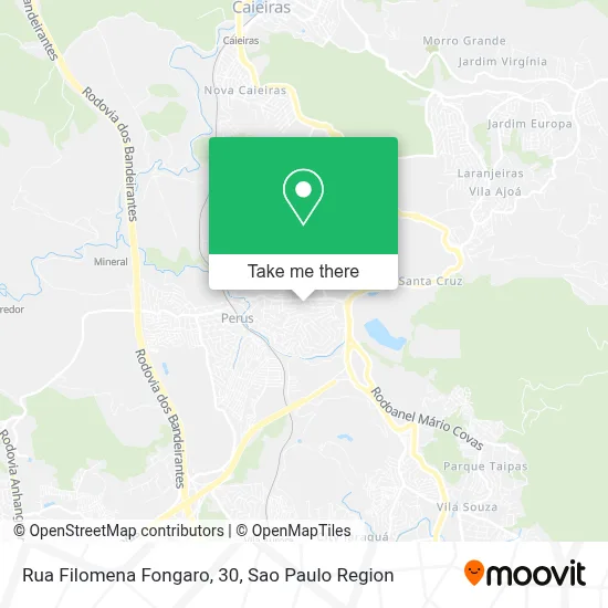 Rua Filomena Fongaro, 30 map