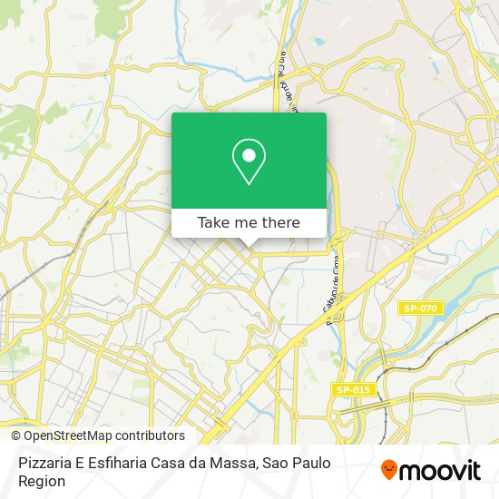 Pizzaria E Esfiharia Casa da Massa map