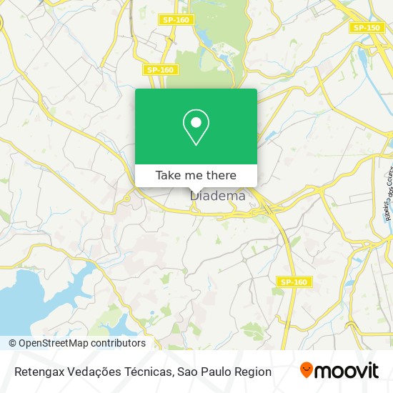Mapa Retengax Vedações Técnicas
