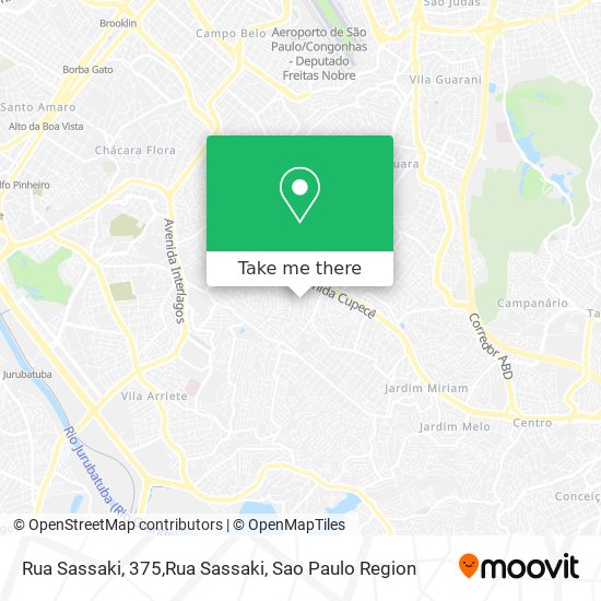 Rua Sassaki, 375,Rua Sassaki map