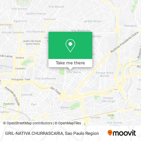 Mapa GRIL-NATIVA CHURRASCARIA