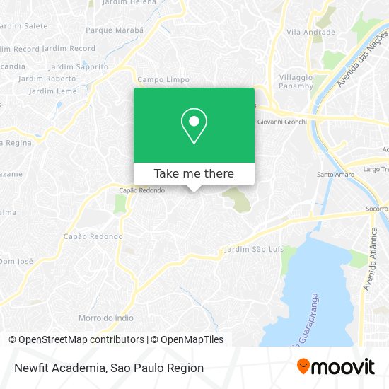 Mapa Newfit Academia