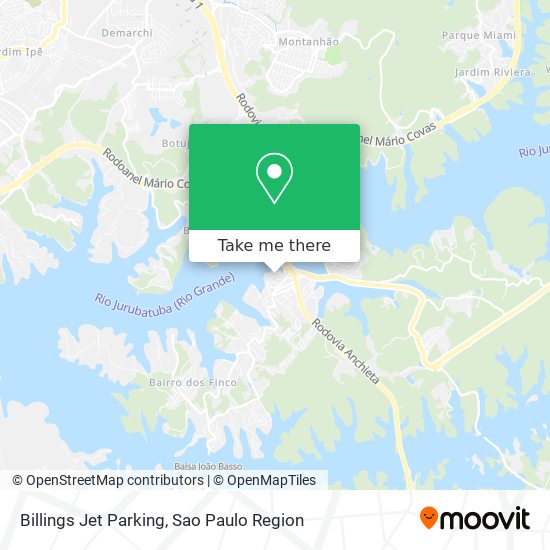 Billings Jet Parking map