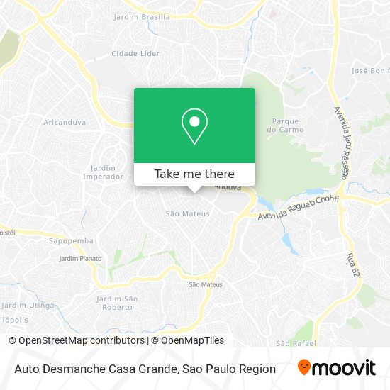 Auto Desmanche Casa Grande map