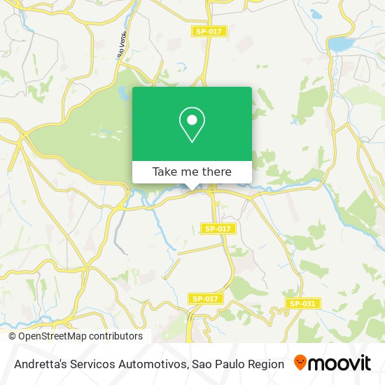 Andretta's Servicos Automotivos map