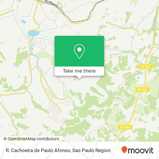 R. Cachoeira de Paulo Afonso map