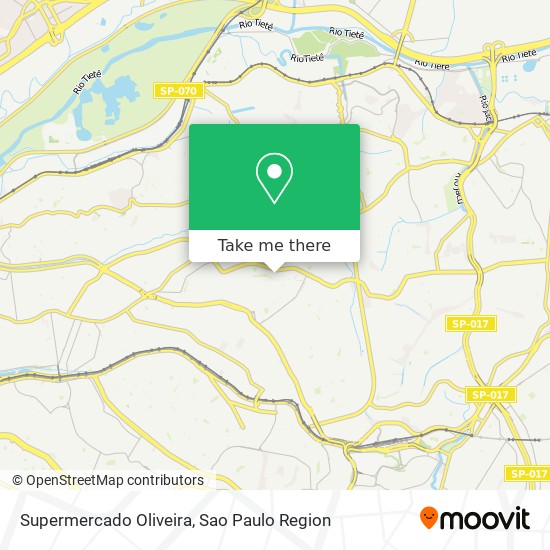 Supermercado Oliveira map