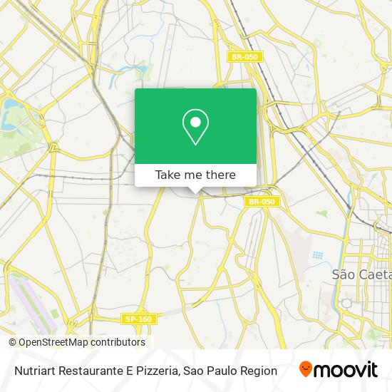 Mapa Nutriart Restaurante E Pizzeria