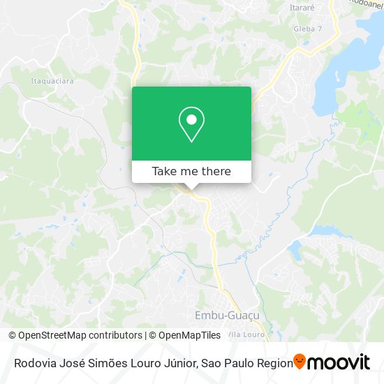 Rodovia José Simões Louro Júnior map