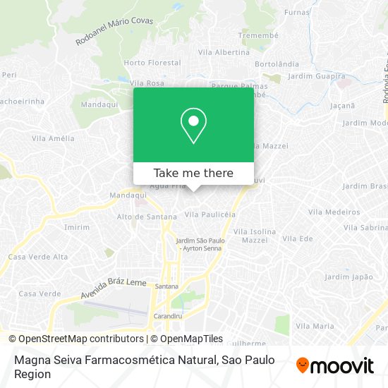 Magna Seiva Farmacosmética Natural map
