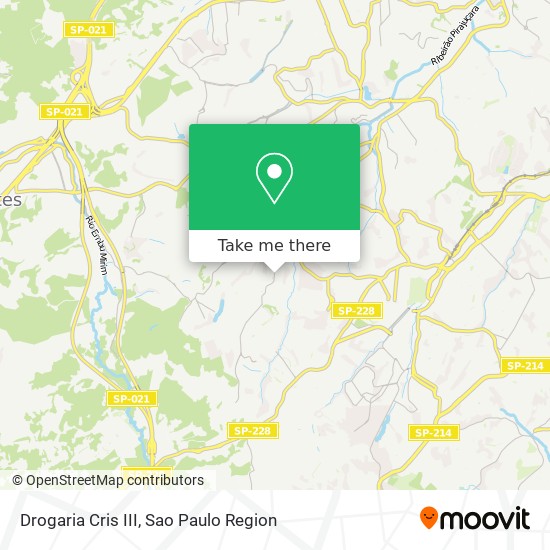 Drogaria Cris III map