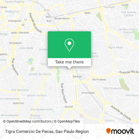 Mapa Tigra Comercio De Pecas