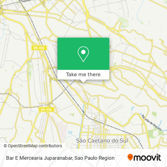 Mapa Bar E Mercearia Juparanabar