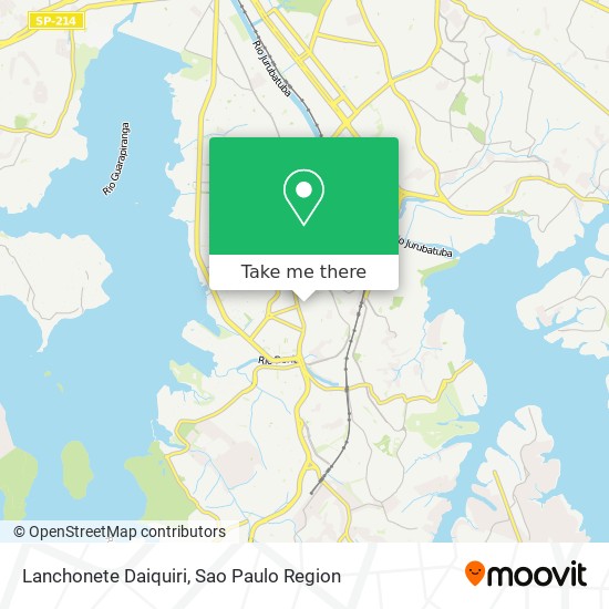 Lanchonete Daiquiri map