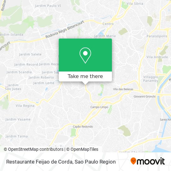 Restaurante Feijao de Corda map