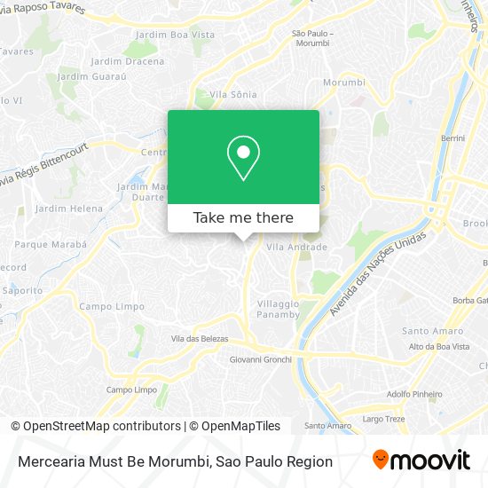 Mercearia Must Be Morumbi map