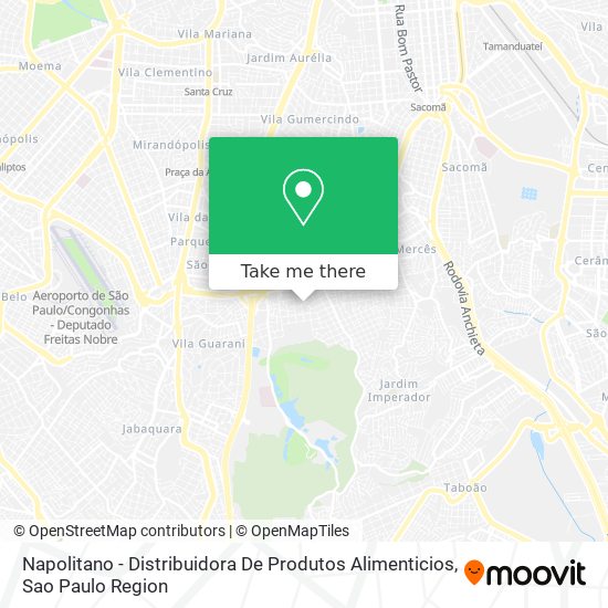 Napolitano - Distribuidora De Produtos Alimenticios map