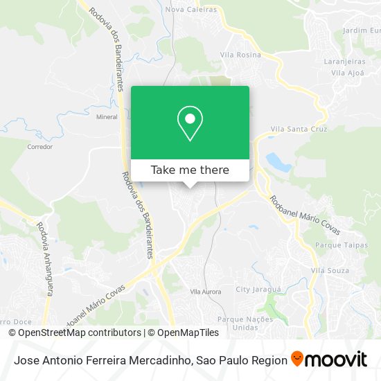 Jose Antonio Ferreira Mercadinho map