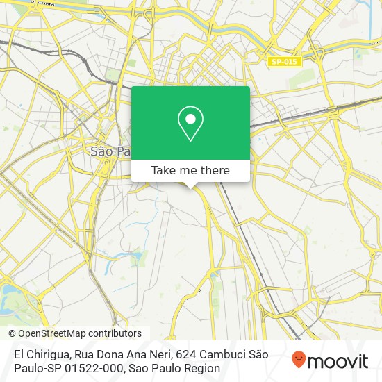 El Chirigua, Rua Dona Ana Neri, 624 Cambuci São Paulo-SP 01522-000 map